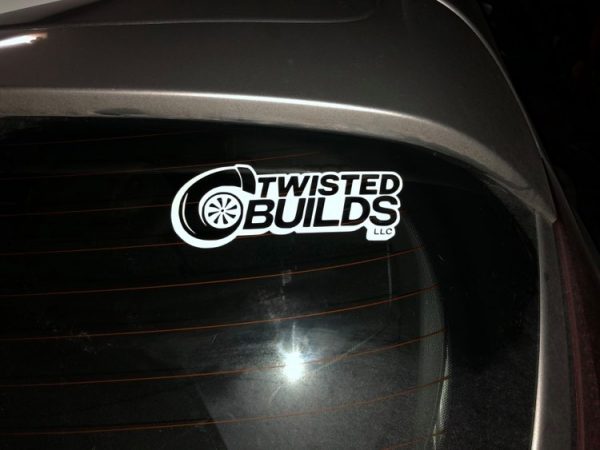 7" Twisted Builds LLC logo sticker